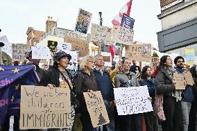 Anti-Trump rally in Britain