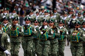 Military Parade For The 215th Anniversary Of Mexican Independence Day - Mexico