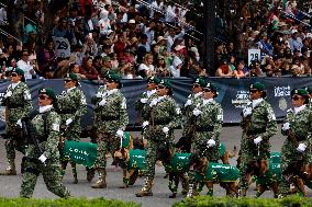 Military Parade For The 215th Anniversary Of Mexican Independence Day - Mexico