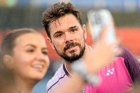 Stanislas Wawrinka At Challenger ATP - Saint Tropez