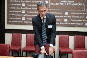 Hearing of Rodolphe Saade at the National Assembly - Paris