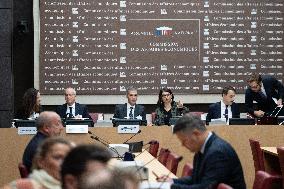 Hearing of Rodolphe Saade at the National Assembly - Paris