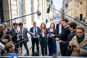 PM Lecornu Meets With Ecologist Party Heads - Paris