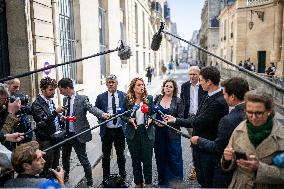 PM Lecornu Meets With Ecologist Party Heads - Paris