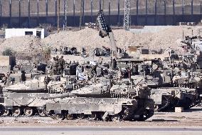 Israeli Army Said It Had Launched a Large-Scale Ground Operation - Gaza City