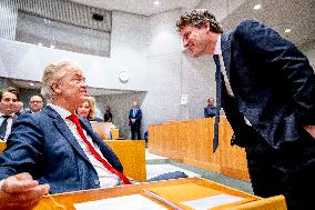 Geert Wilders At The First Day Of The General Political Considerations - The Hague