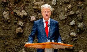Geert Wilders At The First Day Of The General Political Considerations - The Hague