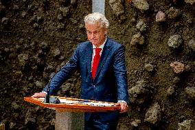 Geert Wilders At The First Day Of The General Political Considerations - The Hague