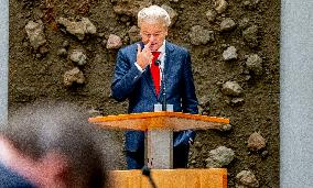 Geert Wilders At The First Day Of The General Political Considerations - The Hague