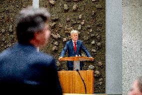 Geert Wilders At The First Day Of The General Political Considerations - The Hague