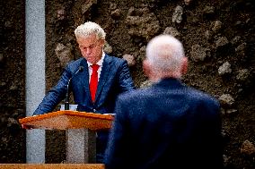 Geert Wilders At The First Day Of The General Political Considerations - The Hague