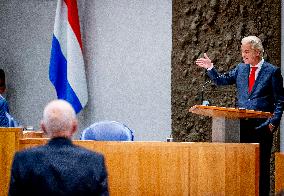 Geert Wilders At The First Day Of The General Political Considerations - The Hague