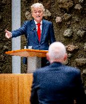 Geert Wilders At The First Day Of The General Political Considerations - The Hague