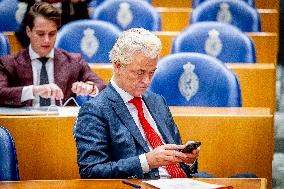 Geert Wilders At The First Day Of The General Political Considerations - The Hague