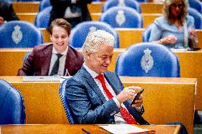 Geert Wilders At The First Day Of The General Political Considerations - The Hague