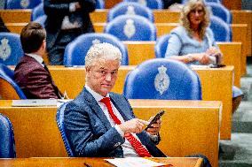Geert Wilders At The First Day Of The General Political Considerations - The Hague