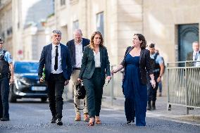 PM Lecornu Meets With Ecologist Party Heads - Paris