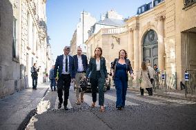 PM Lecornu Meets With Ecologist Party Heads - Paris