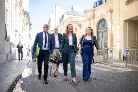 PM Lecornu Meets With Ecologist Party Heads - Paris