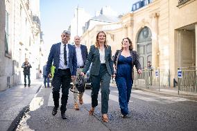 PM Lecornu Meets With Ecologist Party Heads - Paris