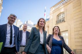 PM Lecornu Meets With Ecologist Party Heads - Paris