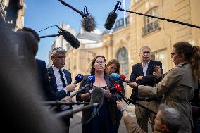 PM Lecornu Meets With Ecologist Party Heads - Paris