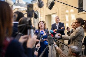 PM Lecornu Meets With Ecologist Party Heads - Paris