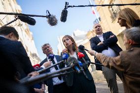 PM Lecornu Meets With Ecologist Party Heads - Paris