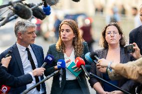 PM Lecornu Meets With Ecologist Party Heads - Paris