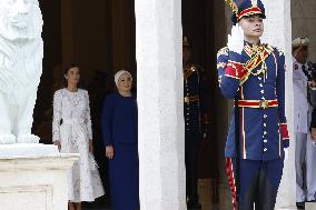 Spanish Royals Recieved by President Abdelfatah El Sisi - Cairo