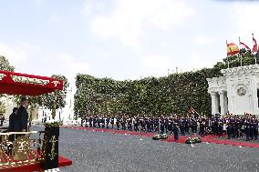 Spanish Royals Recieved by President Abdelfatah El Sisi - Cairo