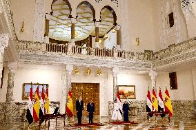 Spanish Royals Recieved by President Abdelfatah El Sisi - Cairo