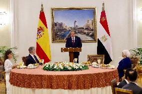 Spanish Royals Recieved by President Abdelfatah El Sisi - Cairo