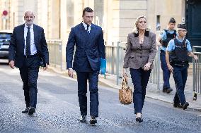 French PM Meets With Rassemblement National Party - Paris AJ