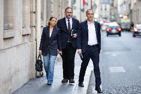 French PM Meets With Place Publique Party - Paris AJ