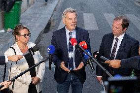 French PM Meets With Communiste Party - Paris AJ