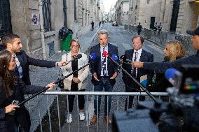 French PM Meets With Communiste Party - Paris AJ