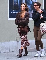 Jessica Alba out in New York