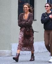 Jessica Alba out in New York