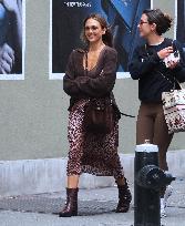 Jessica Alba out in New York