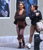 Jessica Alba out in New York