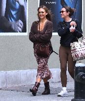 Jessica Alba out in New York