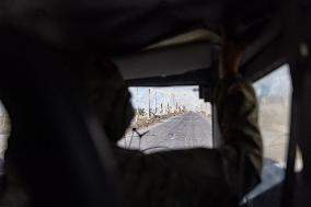 Ukraine War Civilians Evacuation - Kostyantynivka