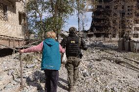 Ukraine War Civilians Evacuation - Kostyantynivka