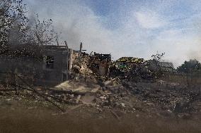 Ukraine War Civilians Evacuation - Kostyantynivka