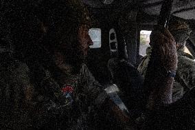 Ukraine War Civilians Evacuation - Kostyantynivka