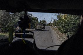Ukraine War Civilians Evacuation - Kostyantynivka