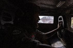 Ukraine War Civilians Evacuation - Kostyantynivka