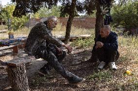 Ukraine War Civilians Evacuation - Kostyantynivka