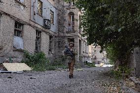 Ukraine War Civilians Evacuation - Kostyantynivka